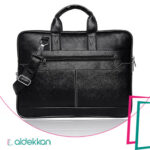 Bagneeds Men's Black Synthetic Leather Briefcase Best Laptop Messenger Bag Satchel for Men