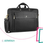 WildHorn Leather Laptop Bag for Men I Fits Upto 15.6 Inch Laptop/MacBook I Padded Laptop Compartment I Carry Handles with Adjustable Strap I DIMENSION : L-16 inch W-4 inch H-12 inch